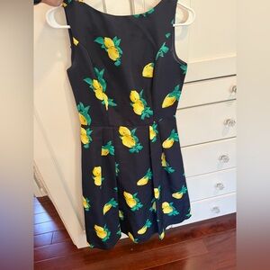Lemon print dress